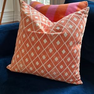 Kafi (2) geometric pillows 18x18 perfect condition